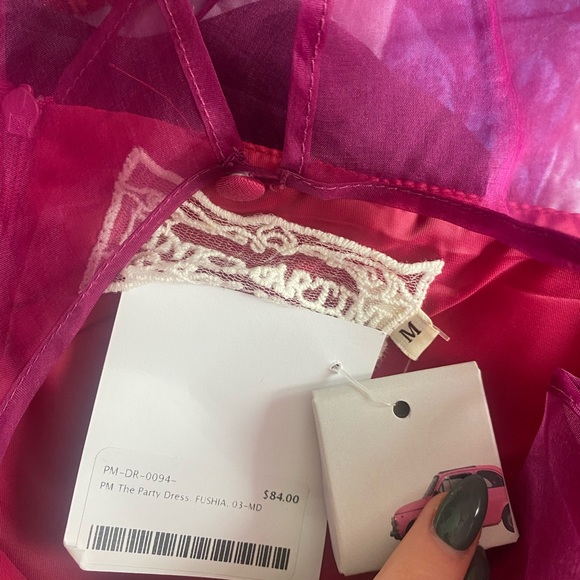 Canadian Designer, Pink Martini, The Party Dress, Fuchsia, Size Medium - Picture 3 of 3